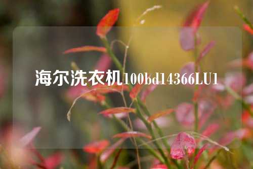 海尔洗衣机100bd14366LU1