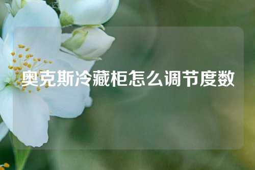 奥克斯冷藏柜怎么调节度数